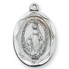 Adjustable Sterling Miraculous Medal Necklace