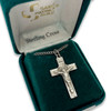 18IN Sterling St. Benedict Crucifix Necklace in gift box