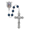 Detail photo of the Blue Pearl Our Lady of Grace Rosary