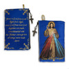 Shows both sides of the Divine Mercy Rosary Pouch