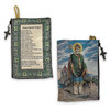Shows both sides of the St. Patrick Rosary Pouch