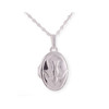 Sterling Dove Locket Necklace