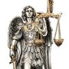 Detail photo of the 11IN St. Michael with Scales of Justice Statue