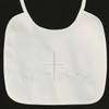 Baptism Baby Bib with Cross
