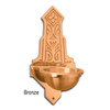 43483C Holy Water Font from Excelsis Bronze