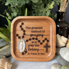 Cedar Pray the Rosary Tray
