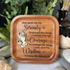 Cedar Serenity Prayer Trinket Tray