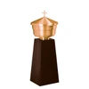 113728 Baptismal Font on Walnut Base 17"