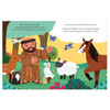 Spread from near the end of the The Saint Who Loved Animals story of the life of St. Francis