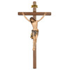 Dark Stain 21" Wood Siena Italian Crucifix