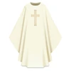 5060 Gothic Chasuble in Lightweight Dupion White