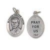 One inch inexpensive medal of Blessed Fulton Sheen with "Pray for Us" engraved on the back