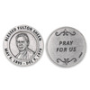 Blessed Fulton Sheen Token with his bust on one side and "Pray for Us" on the other side shown
