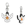 Front and side views of the Holy Spirit Tiny Saints Charm
