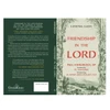 Both front and back cover of Friendship in the Lord