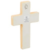 Girl's Precious Moments Baby Wall Cross back