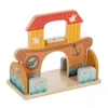 The base arc piece in the Wood Noah's Ark Set Toy