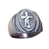 4425 Deacon Ring in Oxidized Sterling Silver