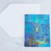 Blessed Necklace with Card in Gold