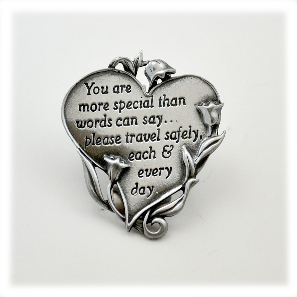 Auto Visor Clip For Someone Special Pewter St. Patrick's Guild