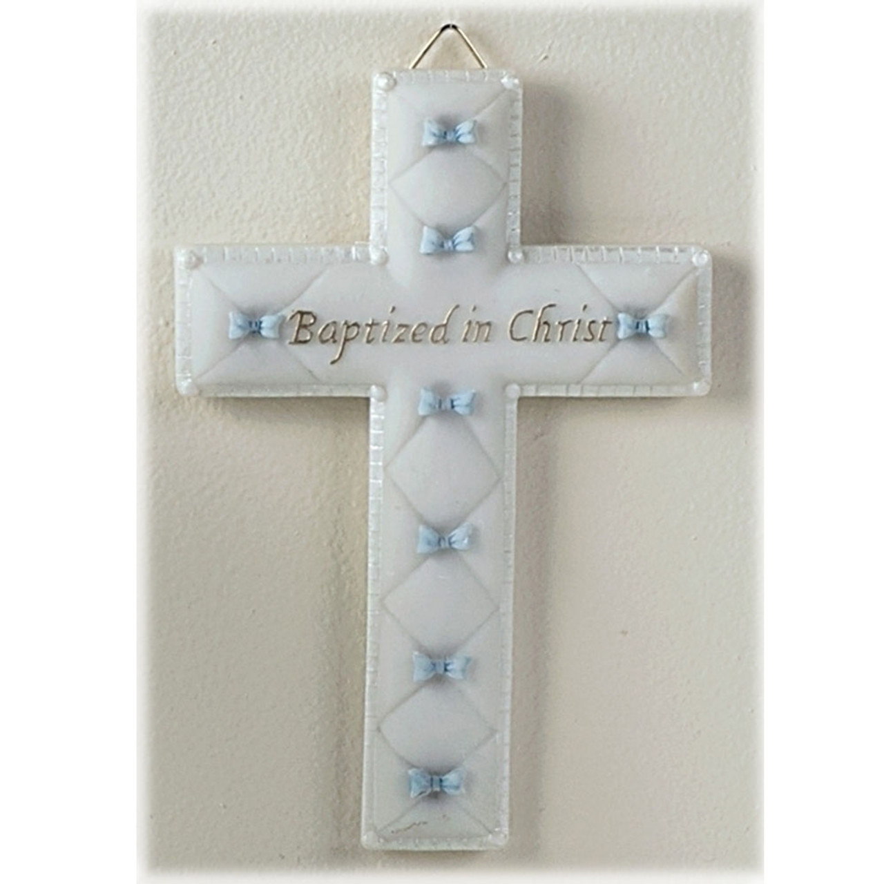 Boy's Baptism Wall Cross