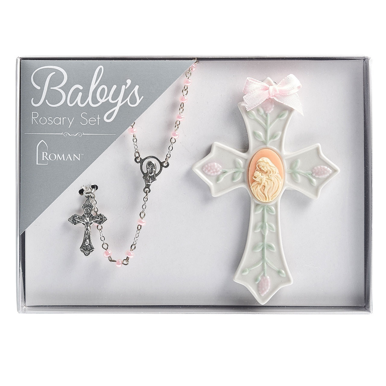 Girl's Rosary and Cross Set