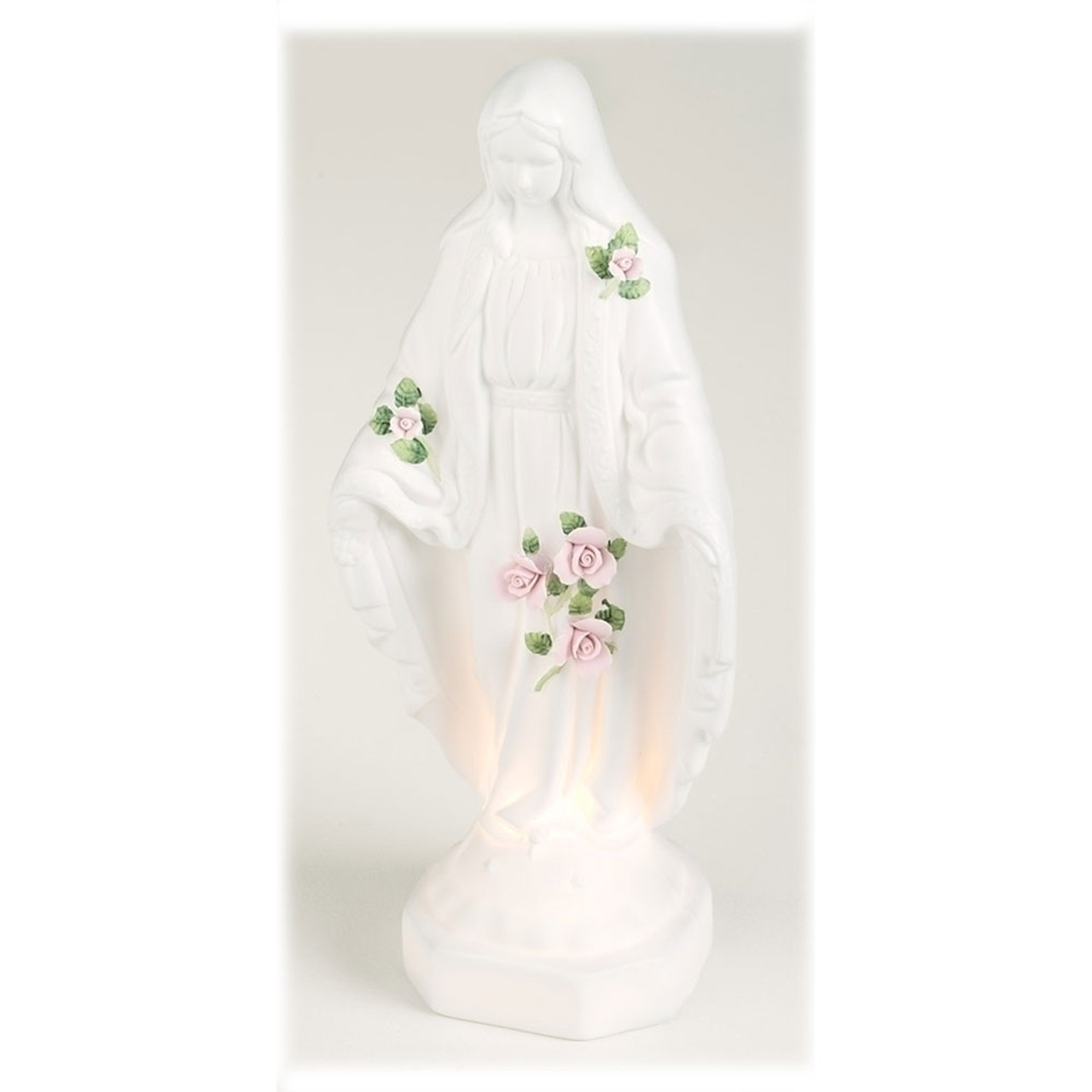 Our Lady of Grace night Light Porcelain 12"