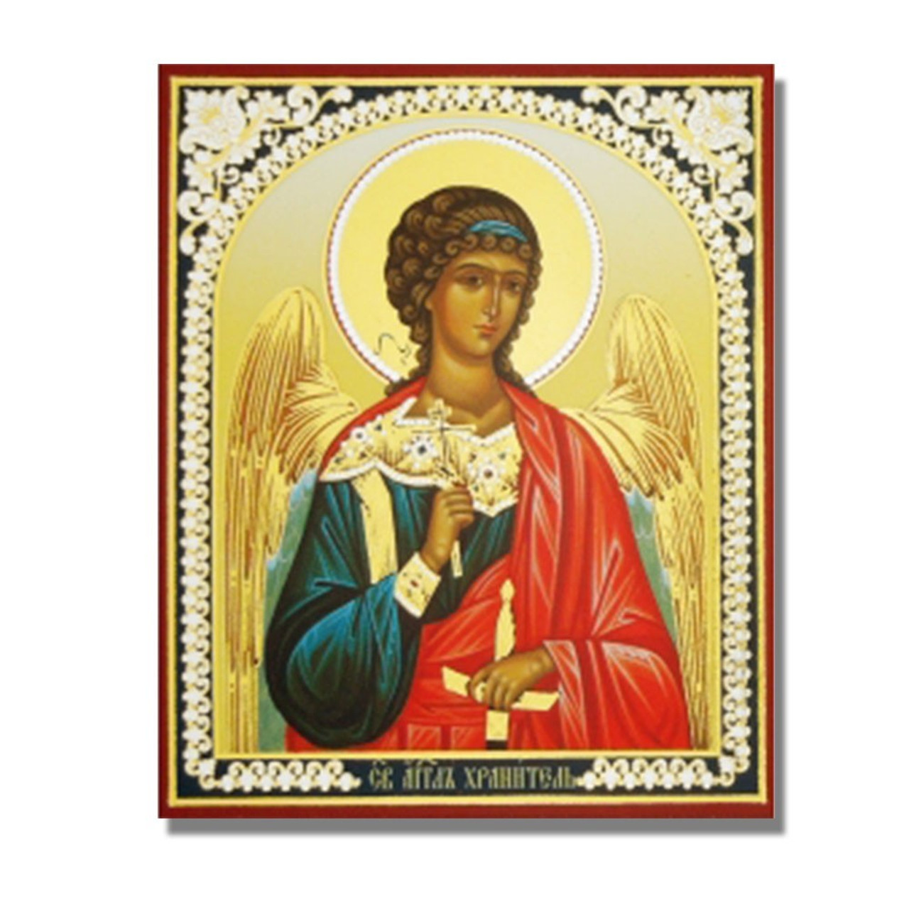 "Guardian Angel" Mini Russian Icon