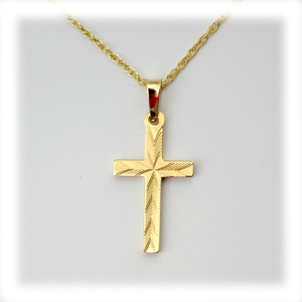 Personalized Mens Engraved Cross Necklace – Be Monogrammed