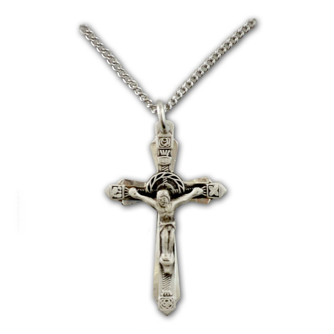 Classic Crucifix Cross Necklace in 14k Gold Birthday Gifts Jewelry for Women  Yellow, White or Rose Gold - Etsy