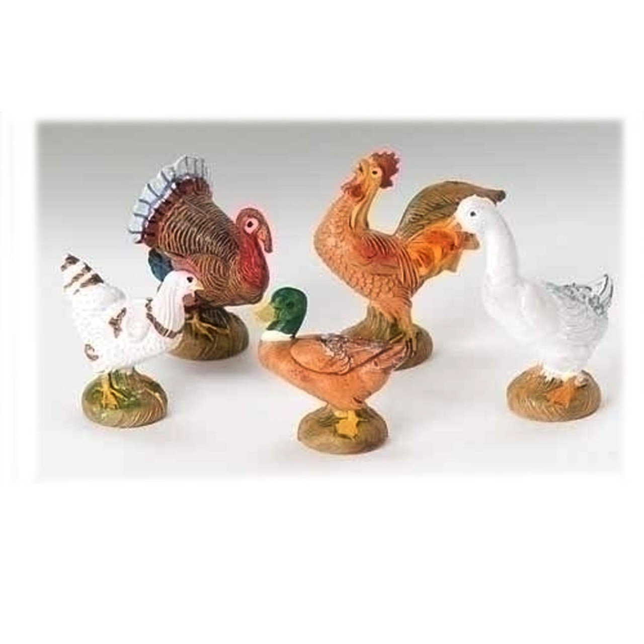 5 Piece set of Bethlehem "Birds" by Fontanini