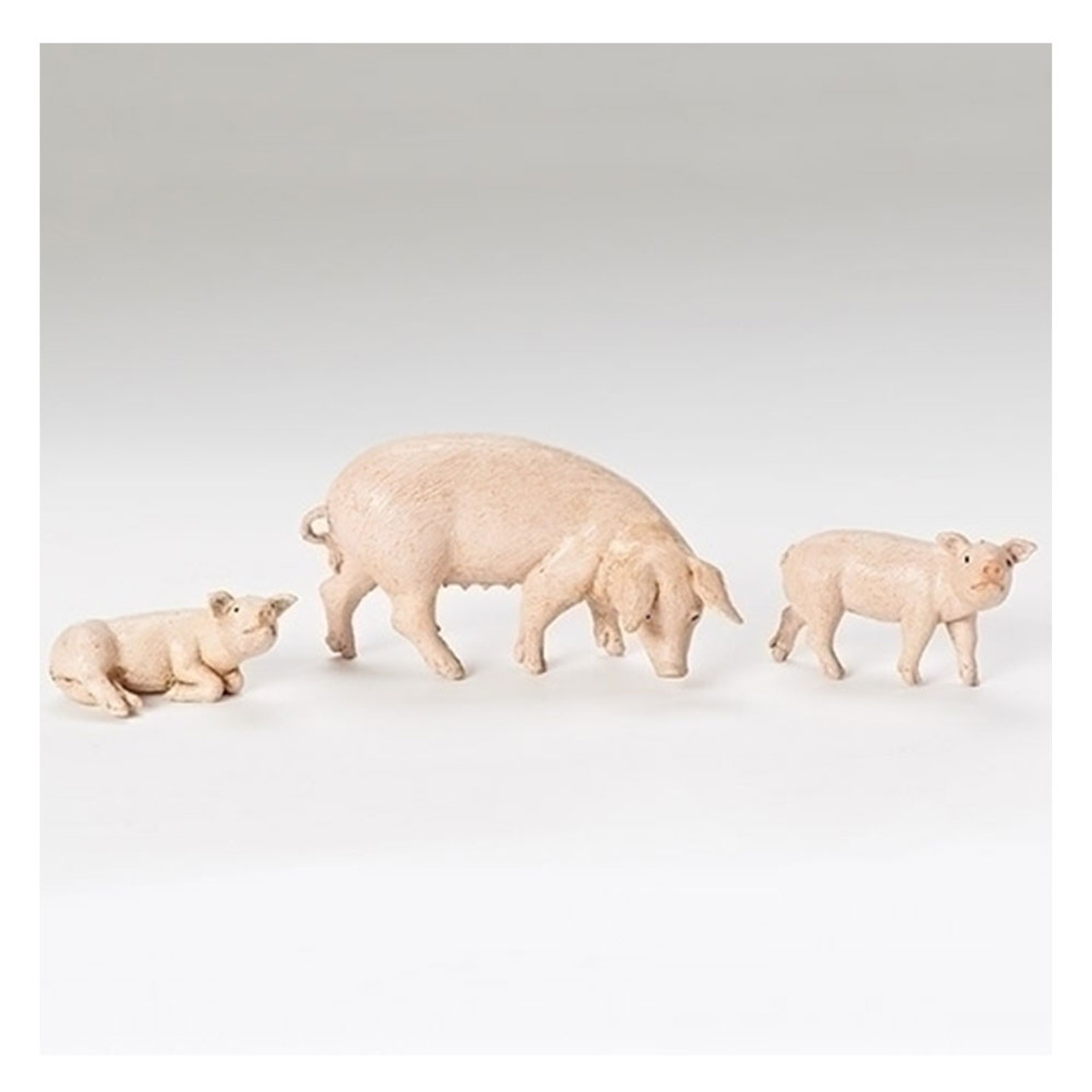 Fontanini Pig Family for 5IN Nativity Set