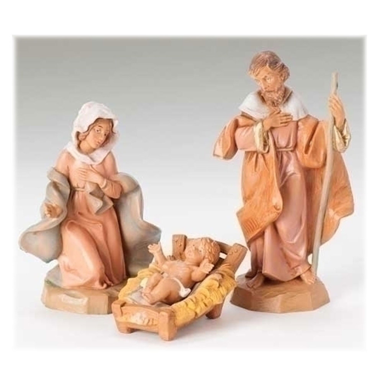 5" Scale Fontanini Holy Family Nativity Figures