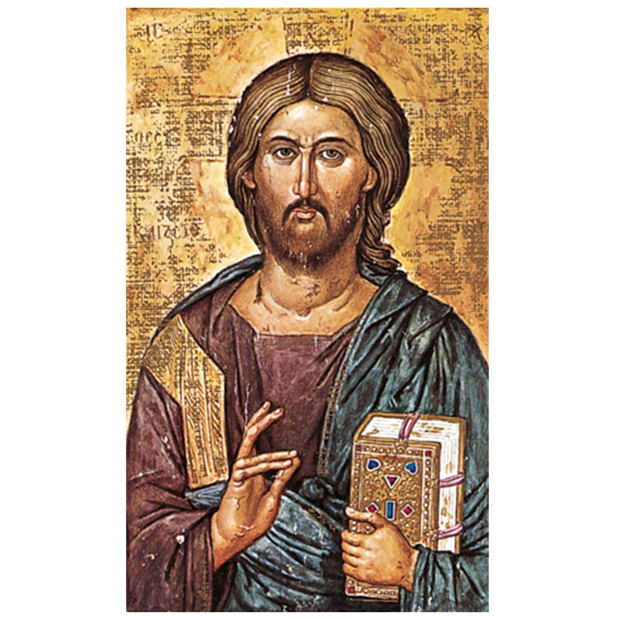 Christ the All-Knowing Icon Paper Holy Card