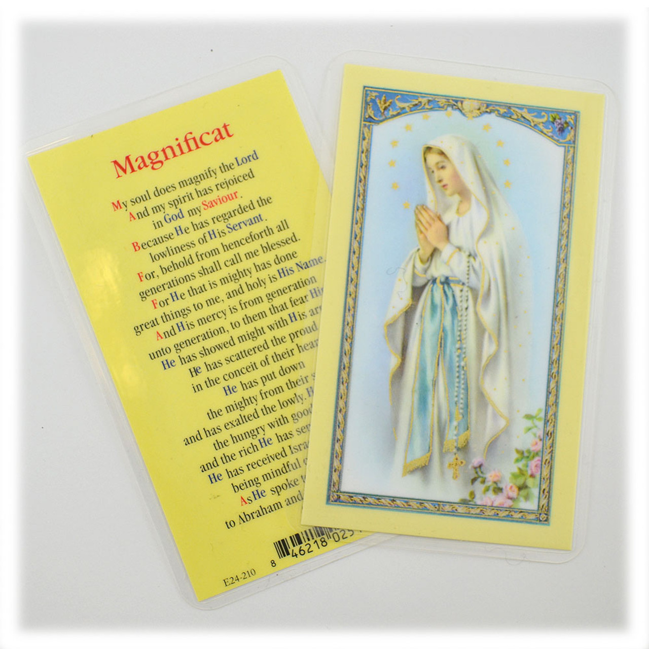 Magnificat Prayer Our Lady Of The Rosary Holy Card St Patricks Guild Magnificat Prayer Our Lady Of The Rosary Holy Card St Patricks Guild