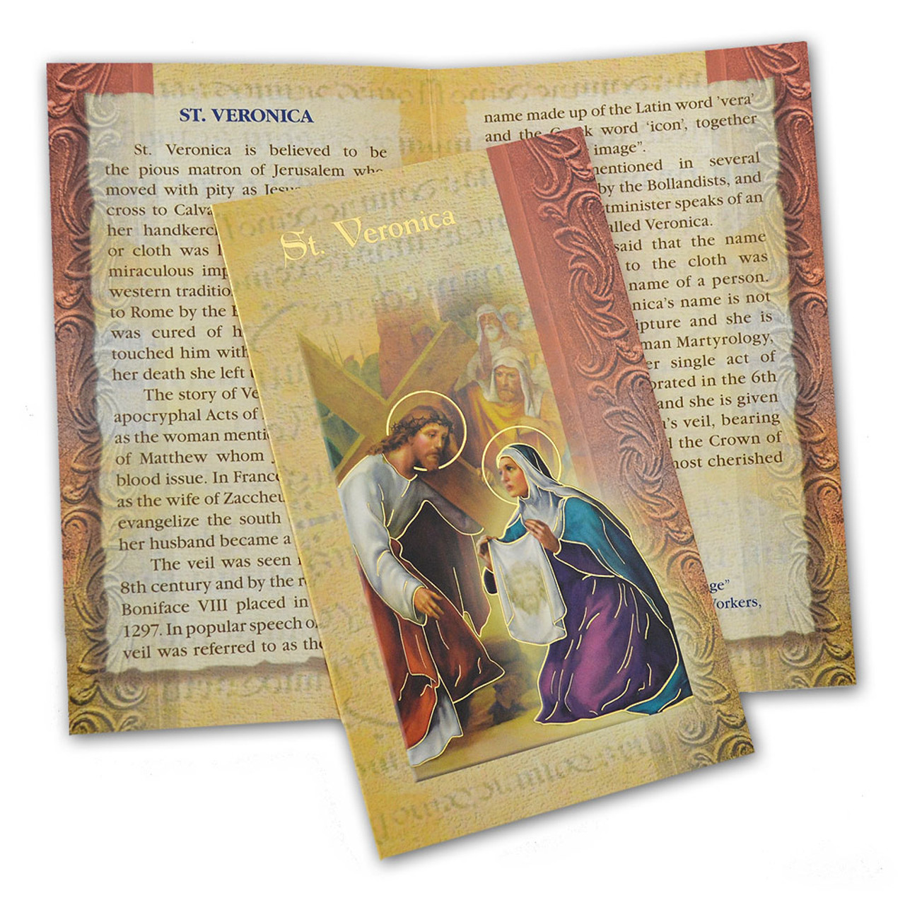 St. Veronica Mini Lives Prayer Pamphlet