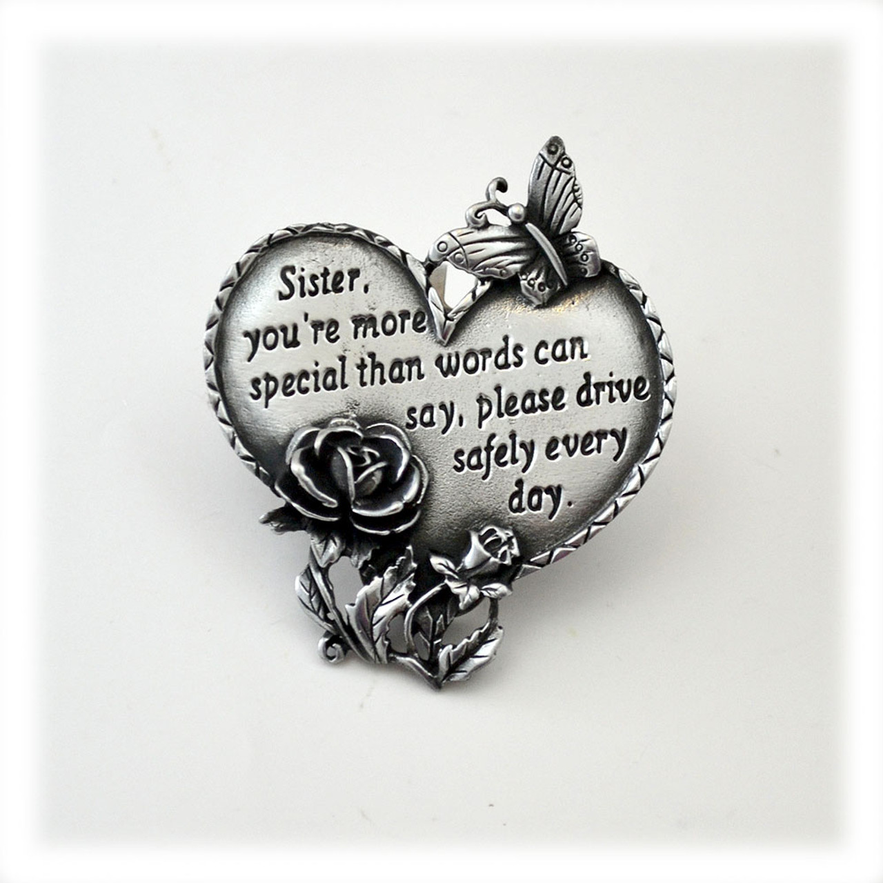 "Sister" Auto Visor Clip