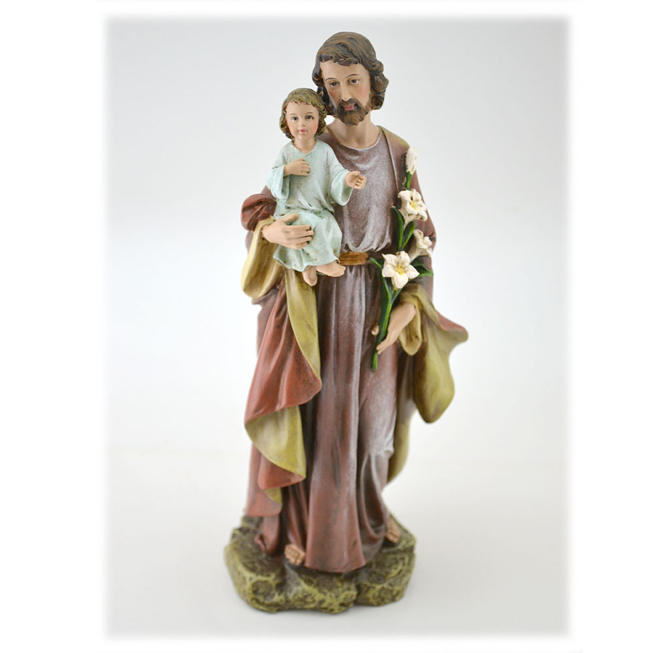 St. Joseph and Child 10"H Renaissance Statue