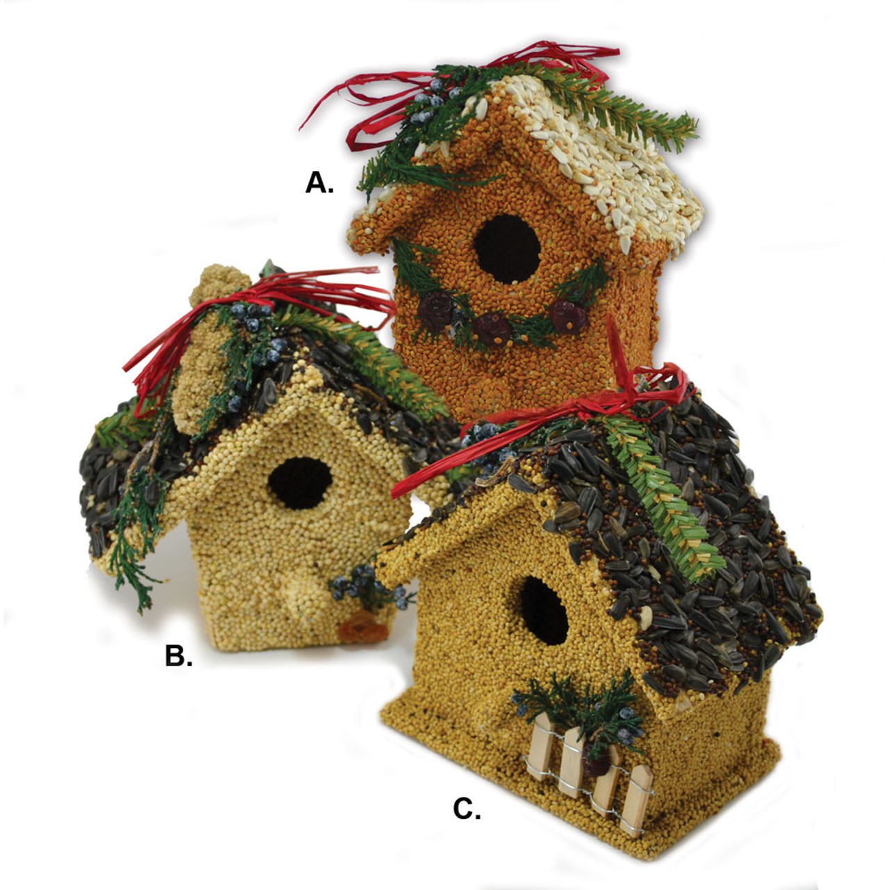 Birdie Cottage Treat Birdhouse - Choose from 3 Assorted Styles