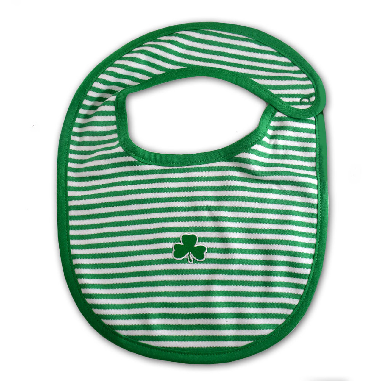 Irish Shamrock Baby Bib