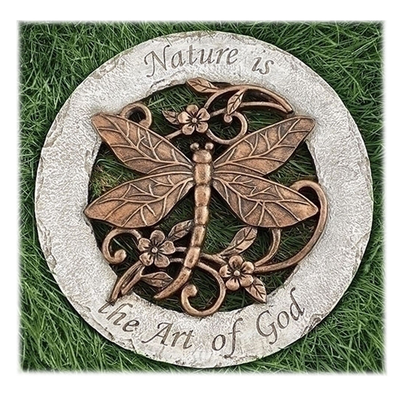 Dragonfly Stepping Stone 12IN