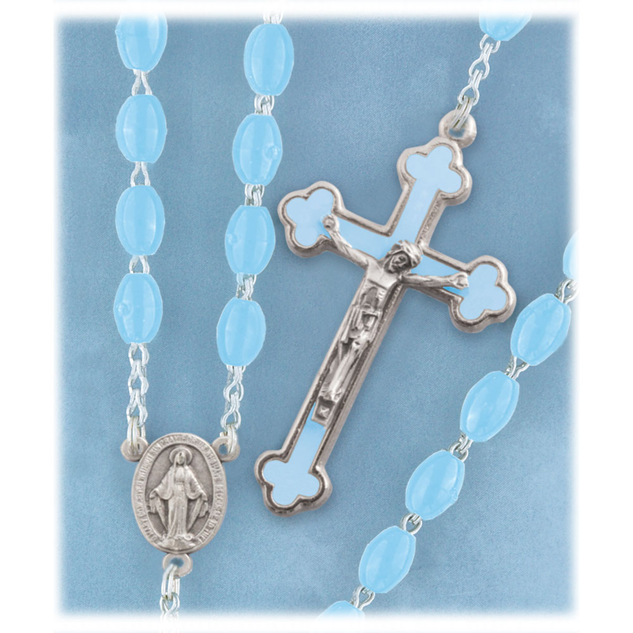 Blue Inexpensive Rosary