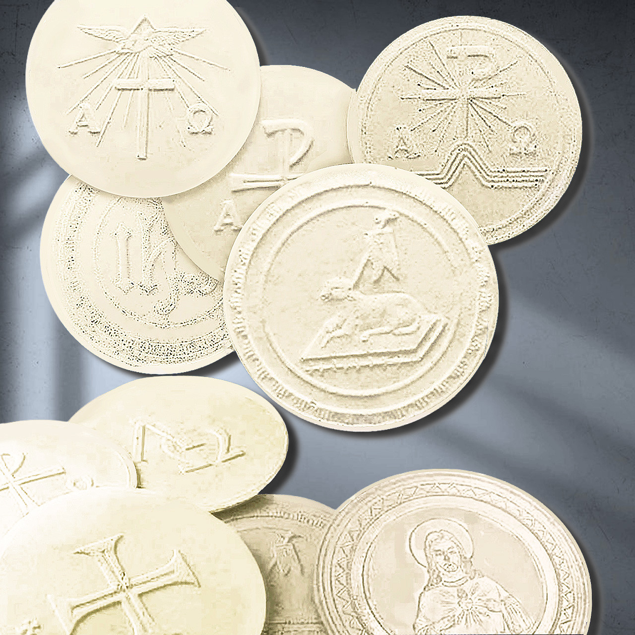 2-7/8" Traditional Priest Hosts Bag of 100