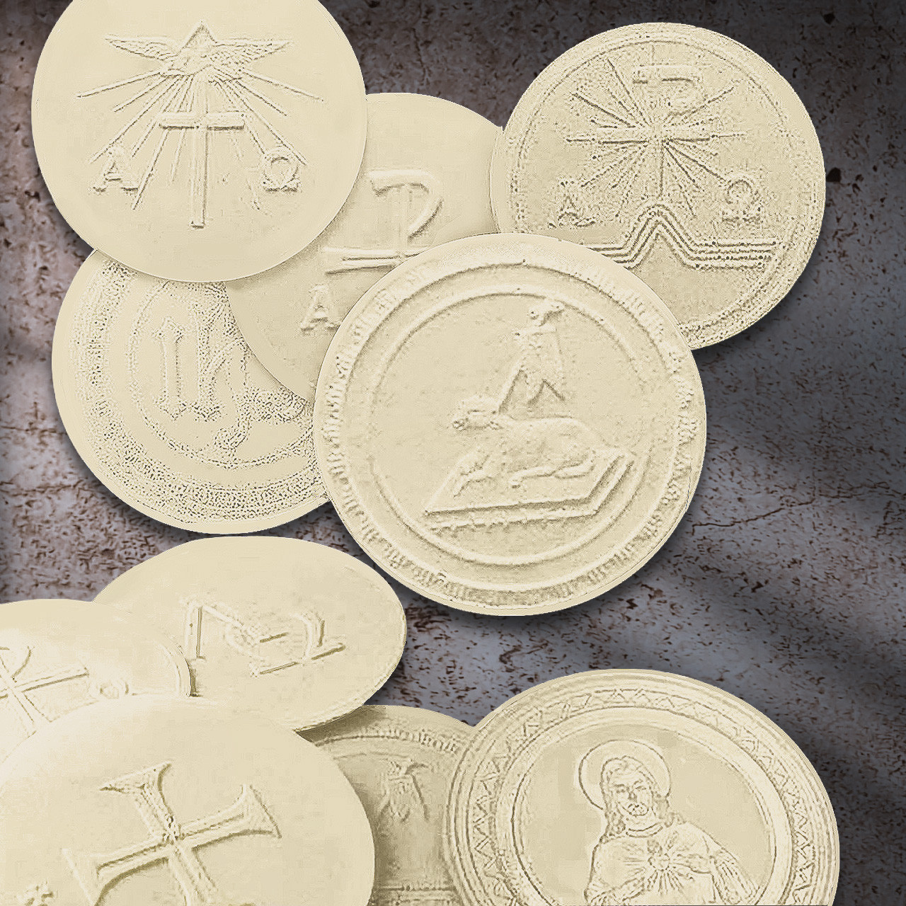 2-7/8" Traditional Priest Hosts Bag of 100