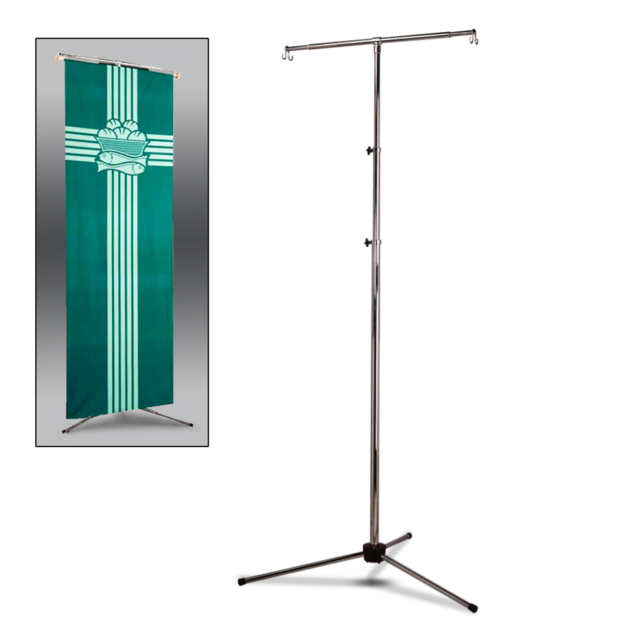 5036 Telescoping Banner Stand