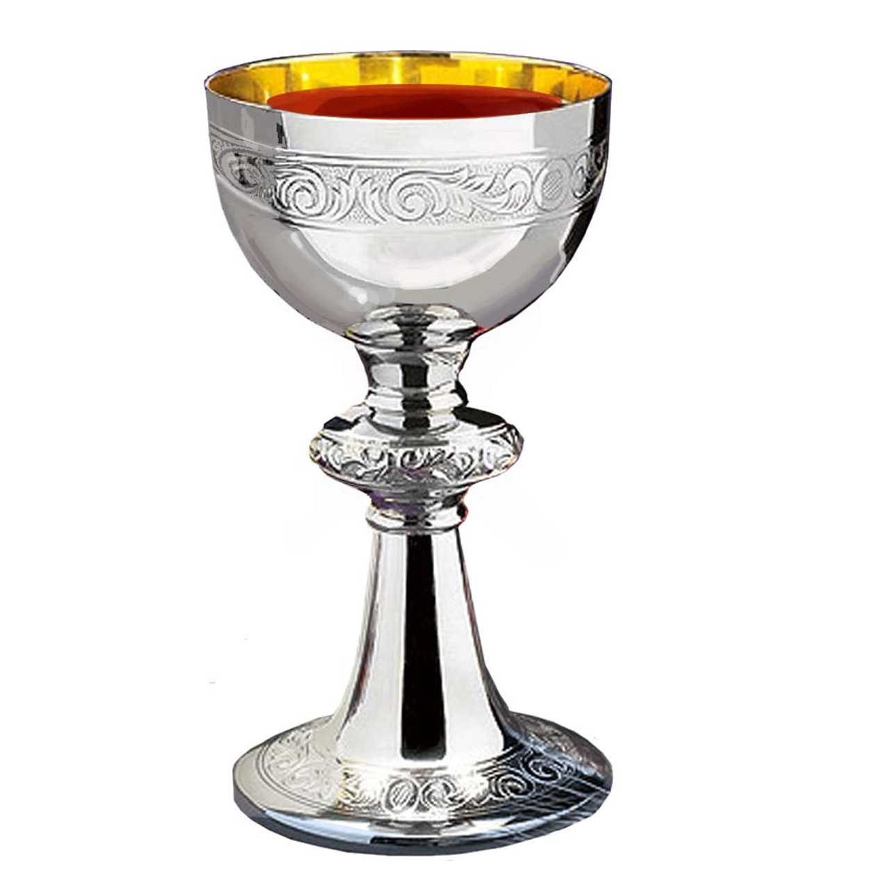 NS718 10oz Chalice and Paten Nickel Plated