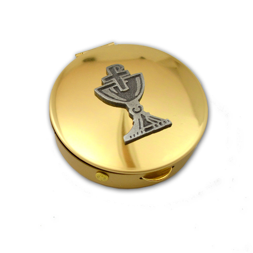 Gold-Plated Chalice Pyx- 8-9 Communion Wafers