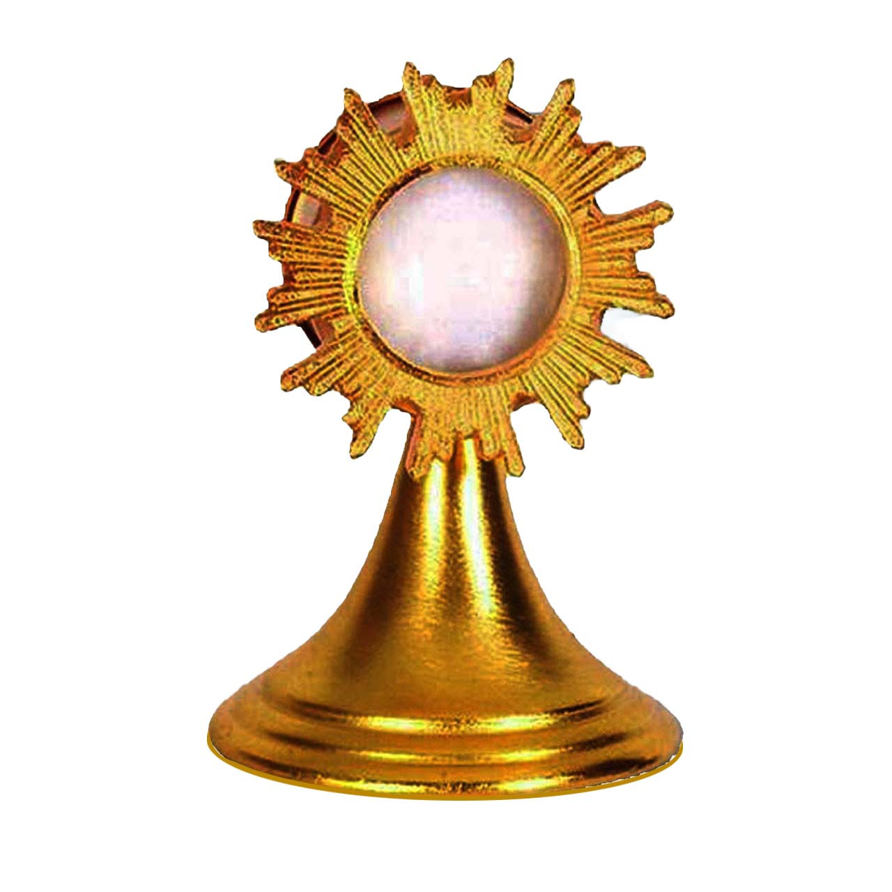 3-1/2" High Gold-Plated Relic Reliquary
