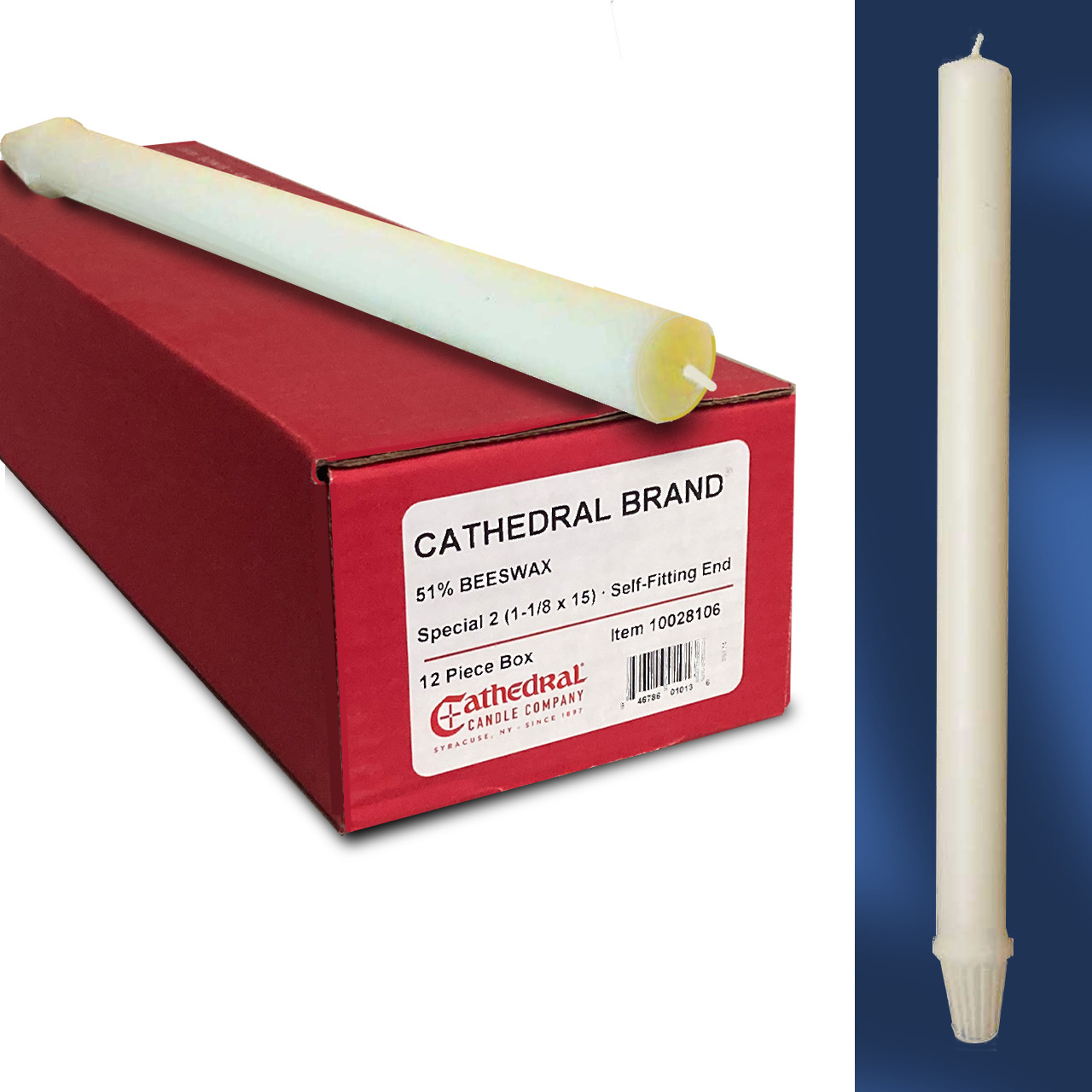 Special 2 Altar Candle SFE 51% Beeswax