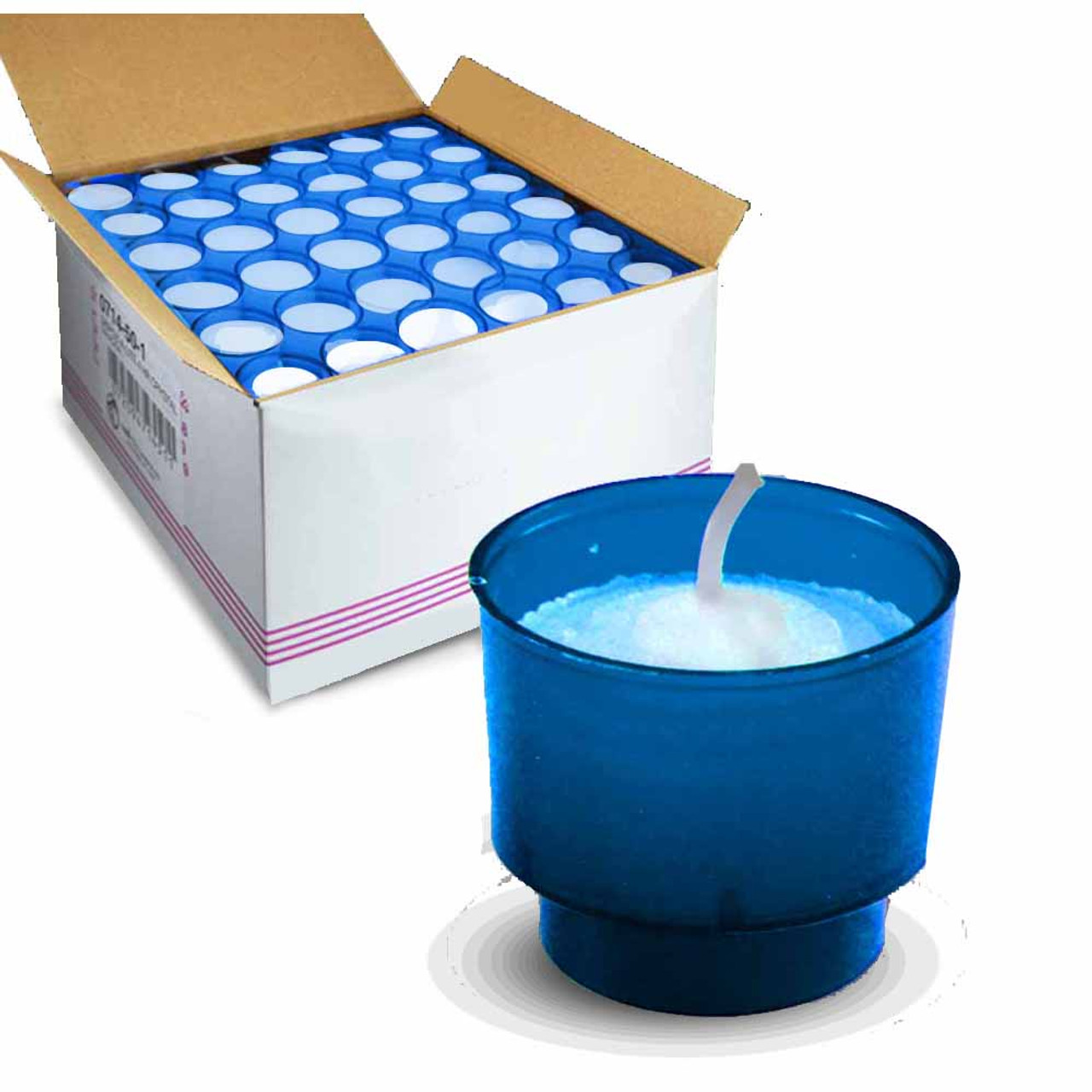 CA 4 Hour Disposable Votive Candles (Blue/144)